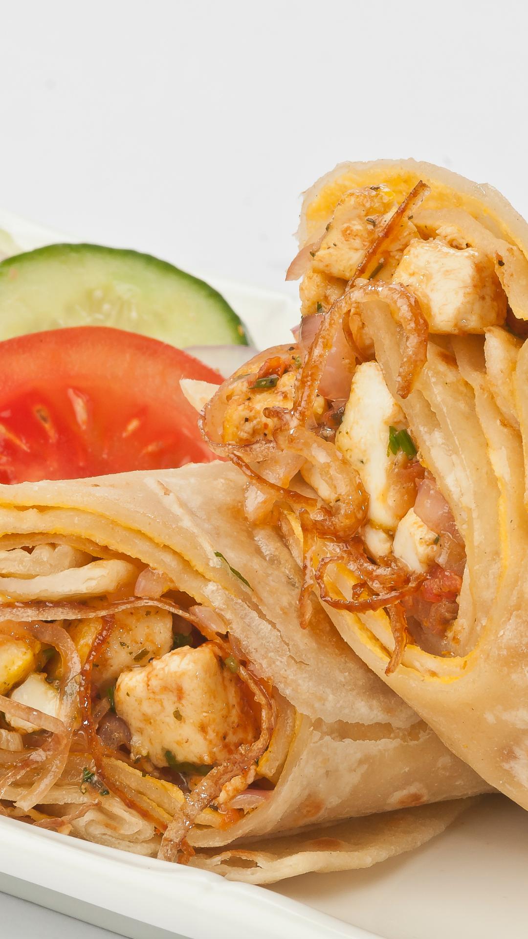 Vegetarian Kathi Rolls