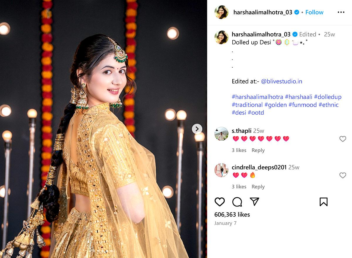 Harshaali Malhotra
