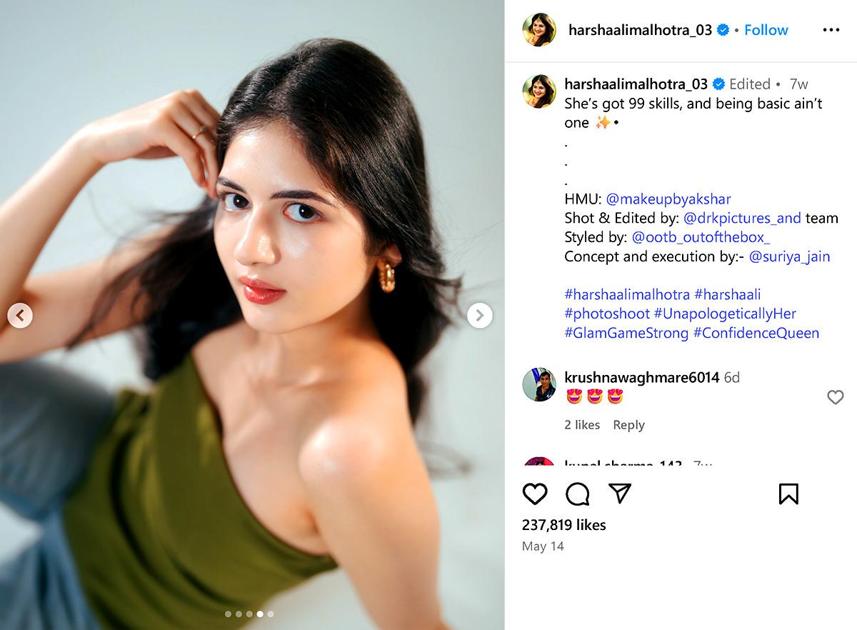 Harshaali Malhotra