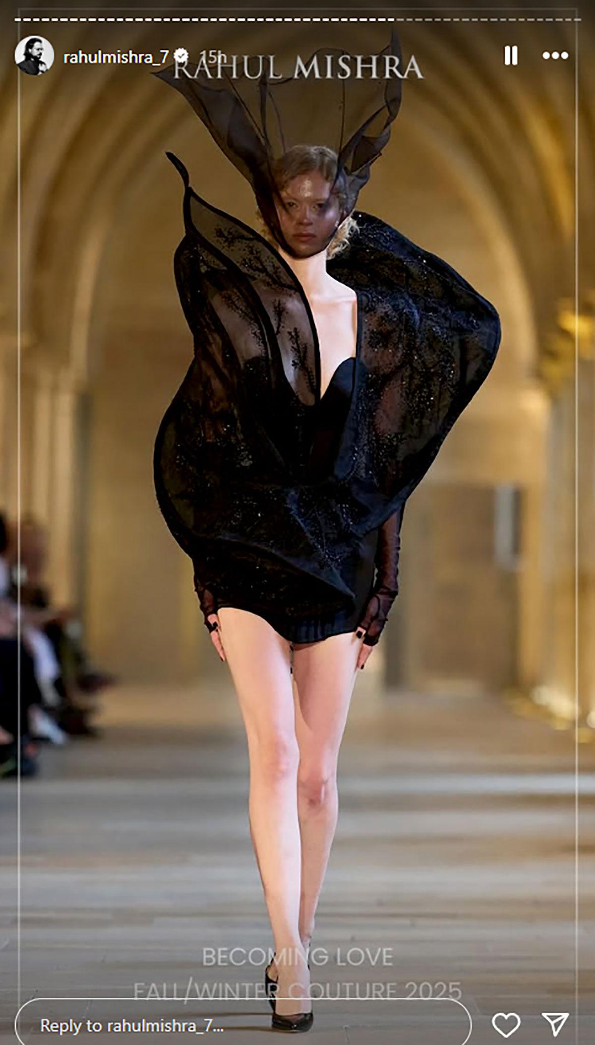 Rahul Mishra Fashion Model