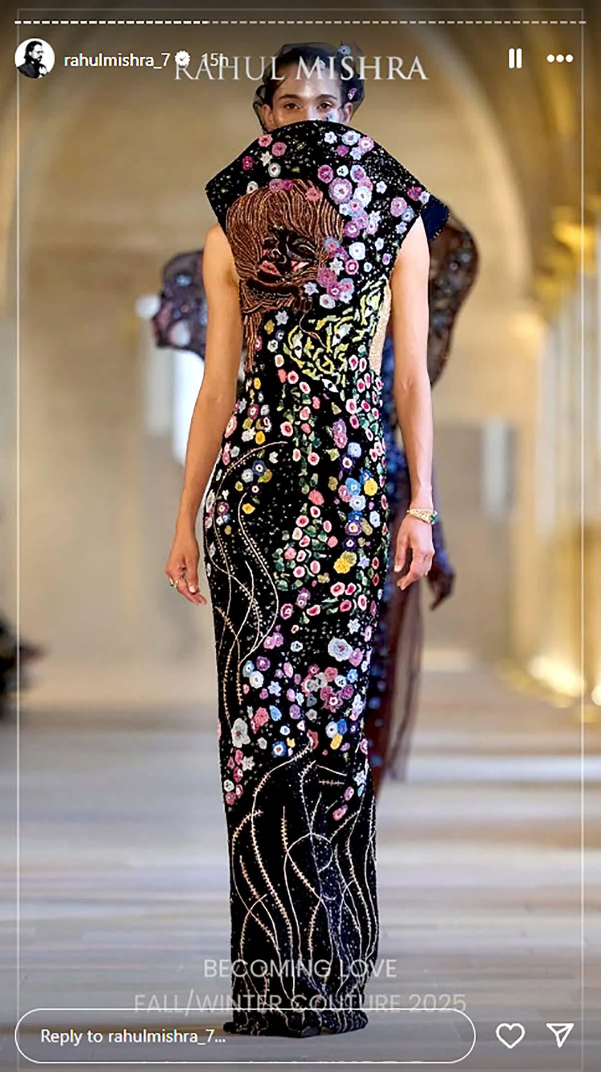 Rahul Mishra Fashion Model