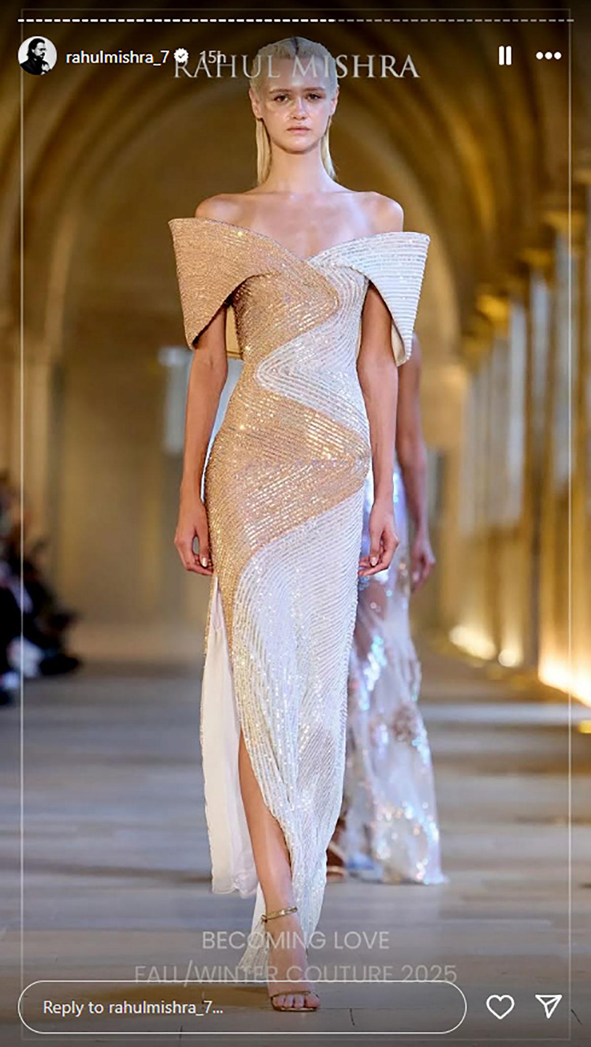 Rahul Mishra Fashion Model