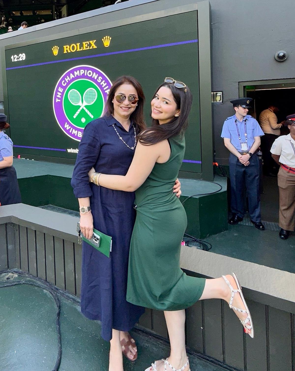 Sara Tendulkar at Wimbledon 2025