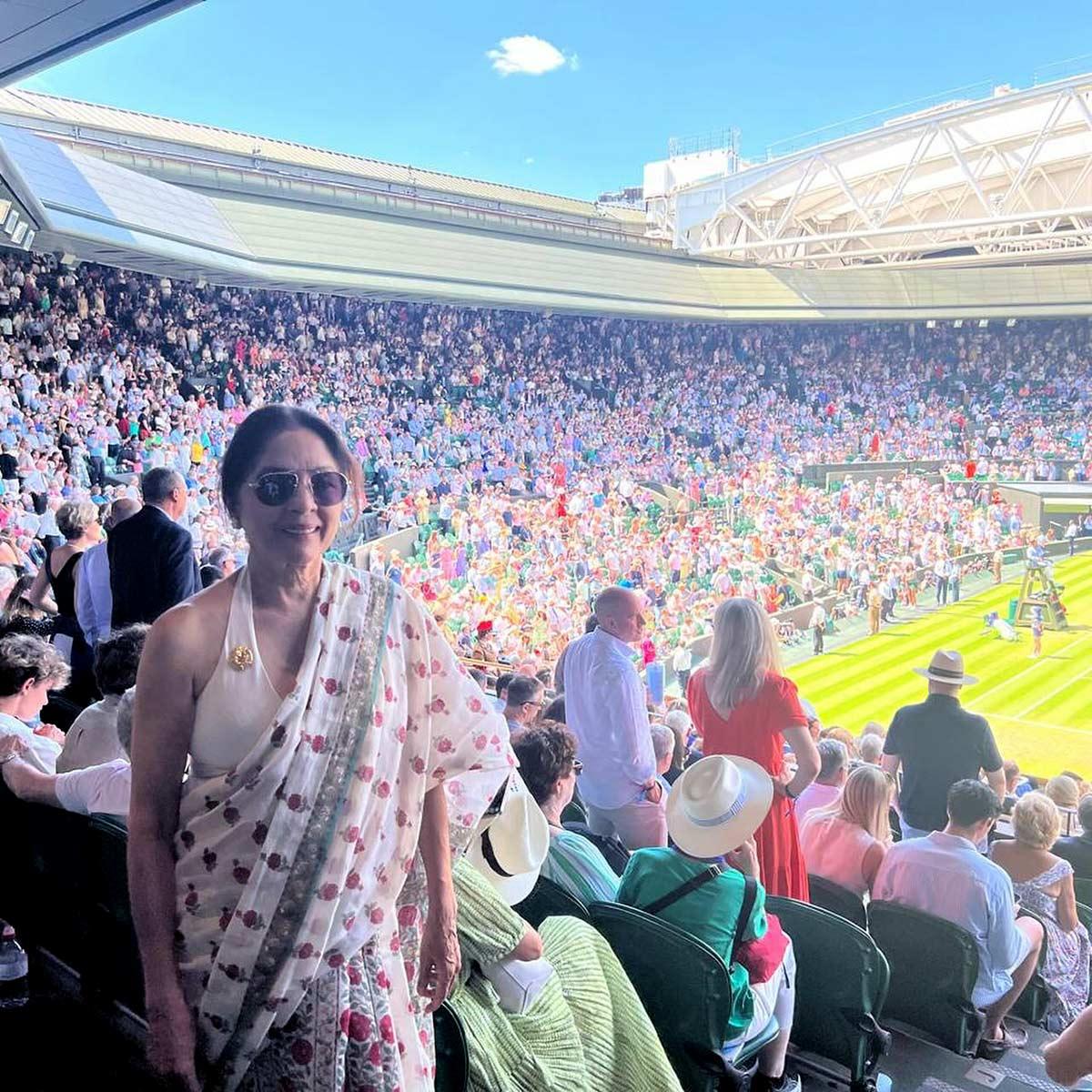 Neena Gupta at Wimbledon 2025