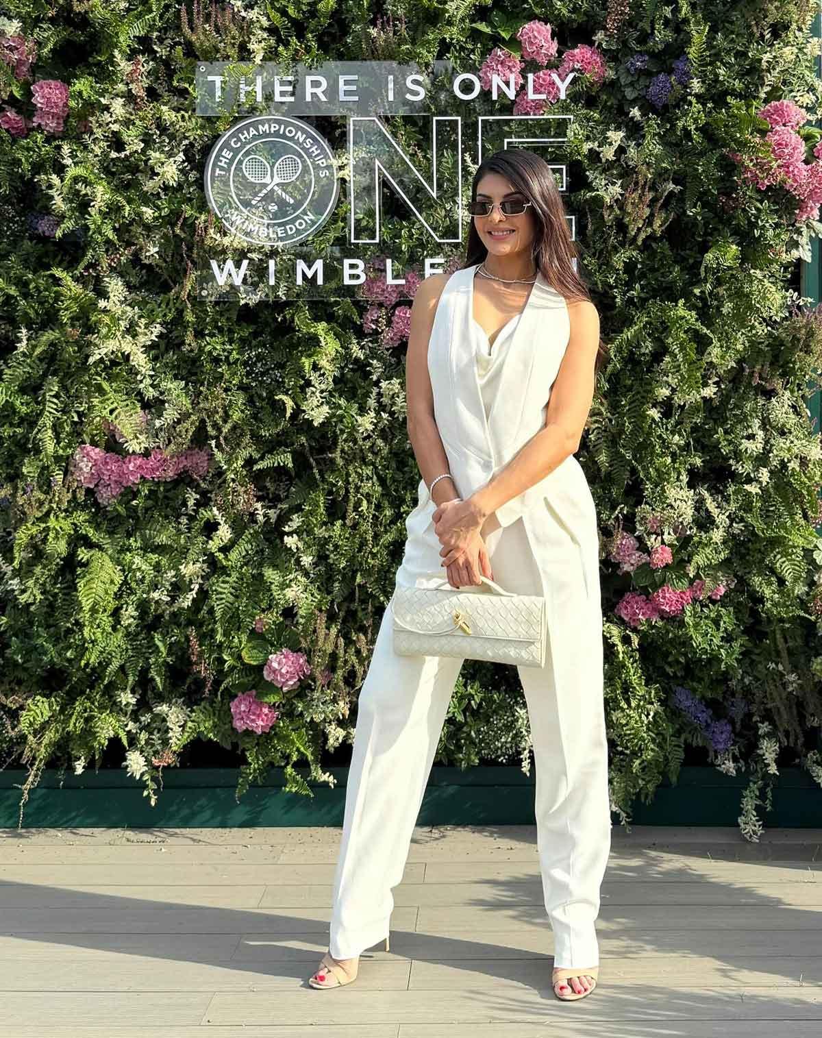 Jacqueline Fernanadez at Wimbledon 2025