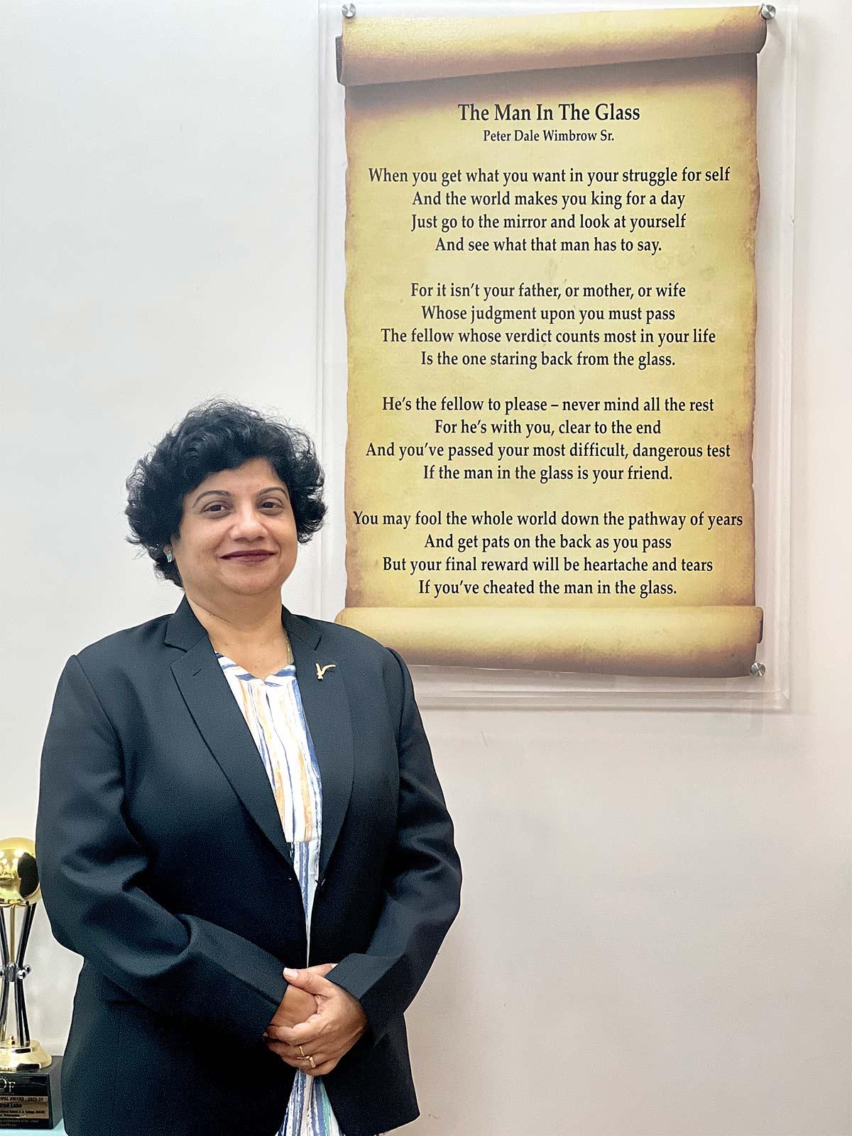 Principal Mildred Lobo