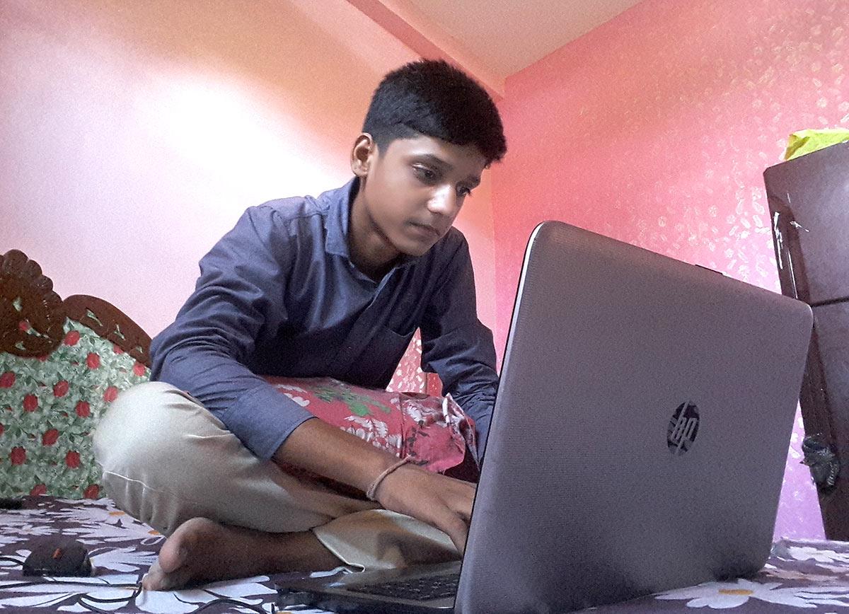 Adarsh Kumar went to Kota to train for IIT-JEE but couldn't clear the exam because his parents couldn't arrange the funds.