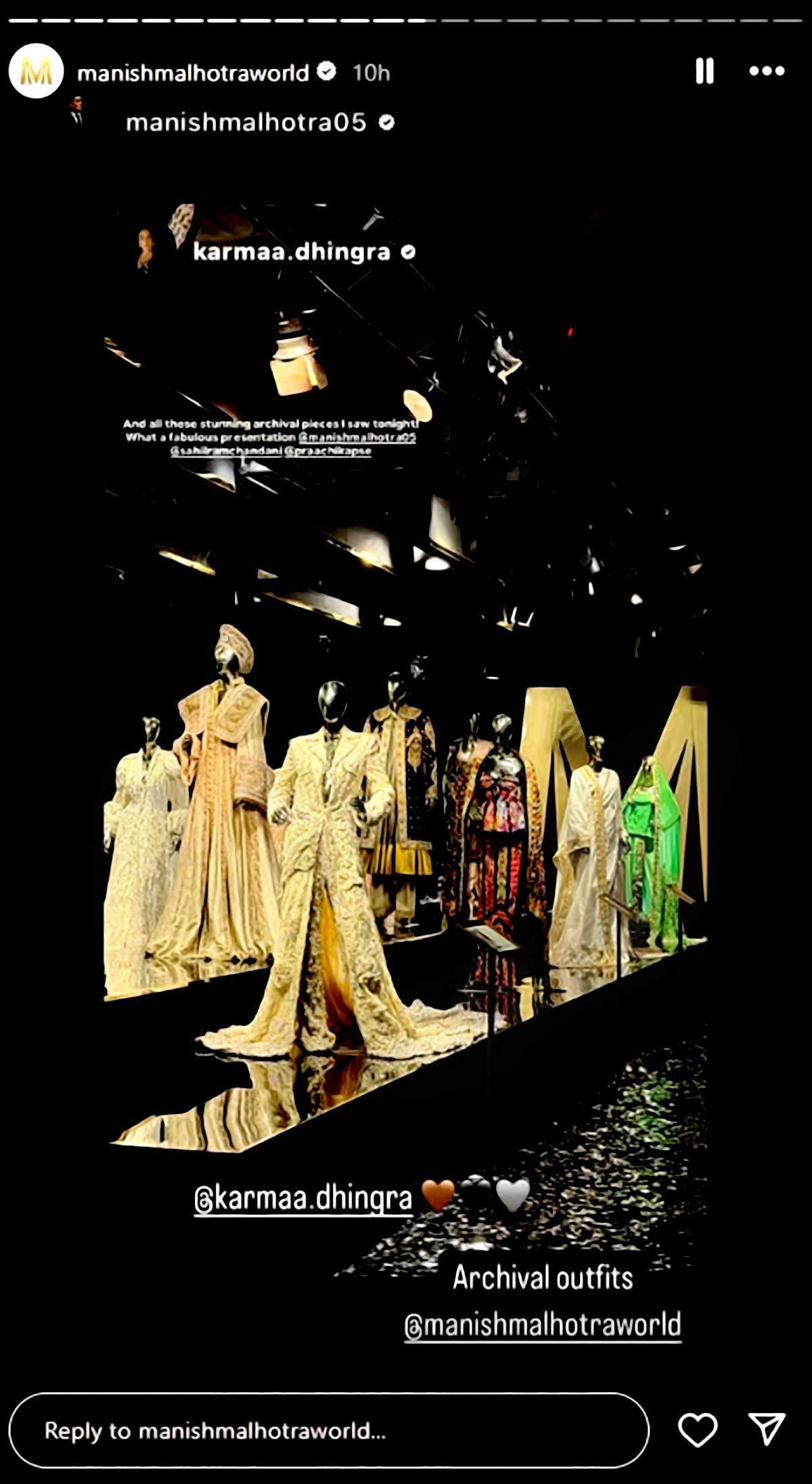Glimpses from the Manish Malhotra collection
