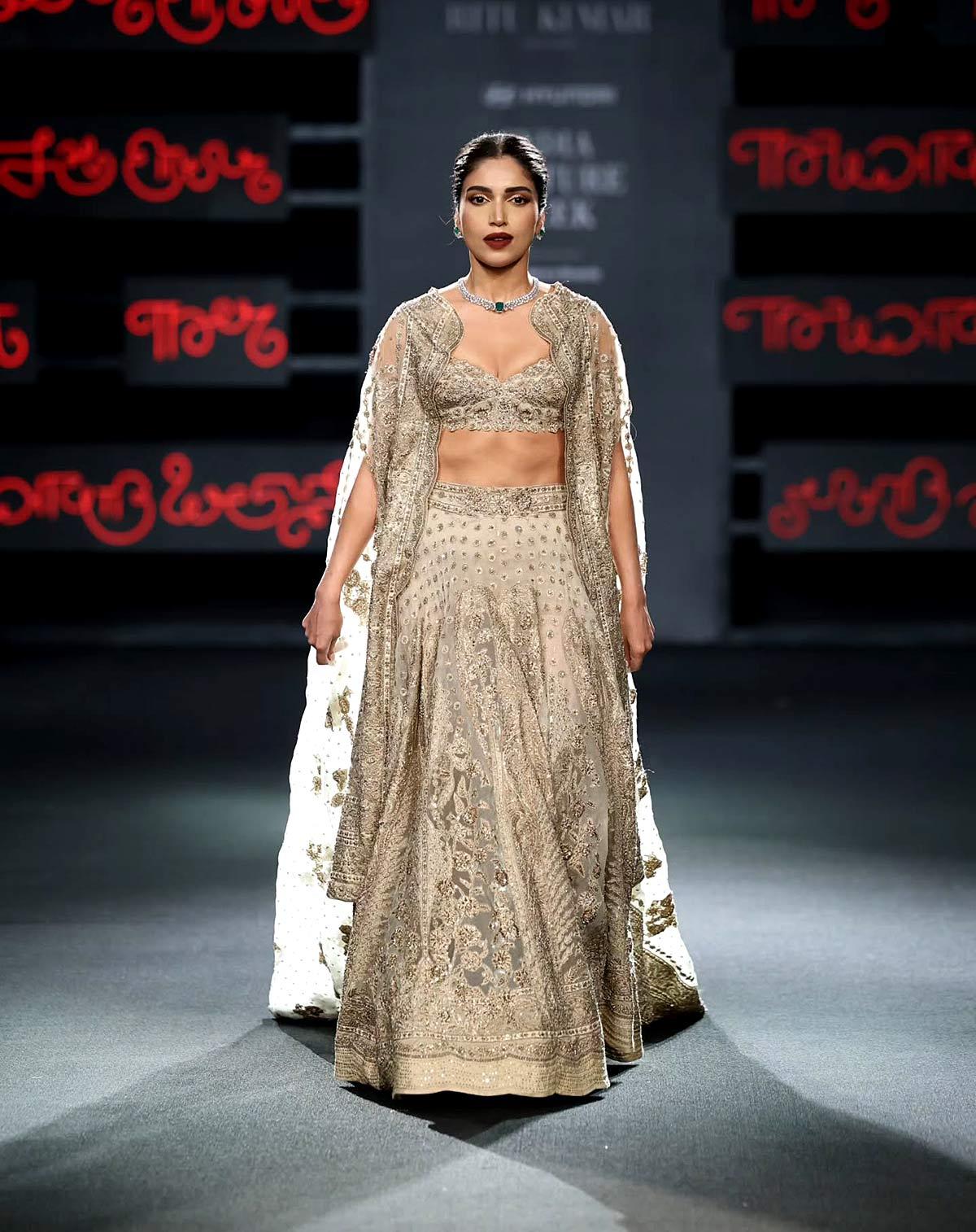 Bhumi Pednekar for Ritu Kumar at Hyundai India Couture Week 2025