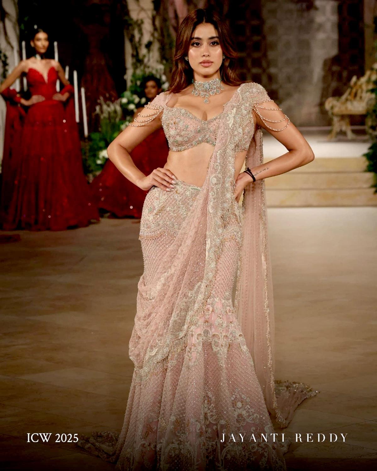 Janhvi Kapoor for Jayanti Reddy at Hyundai India Couture Week 2025
