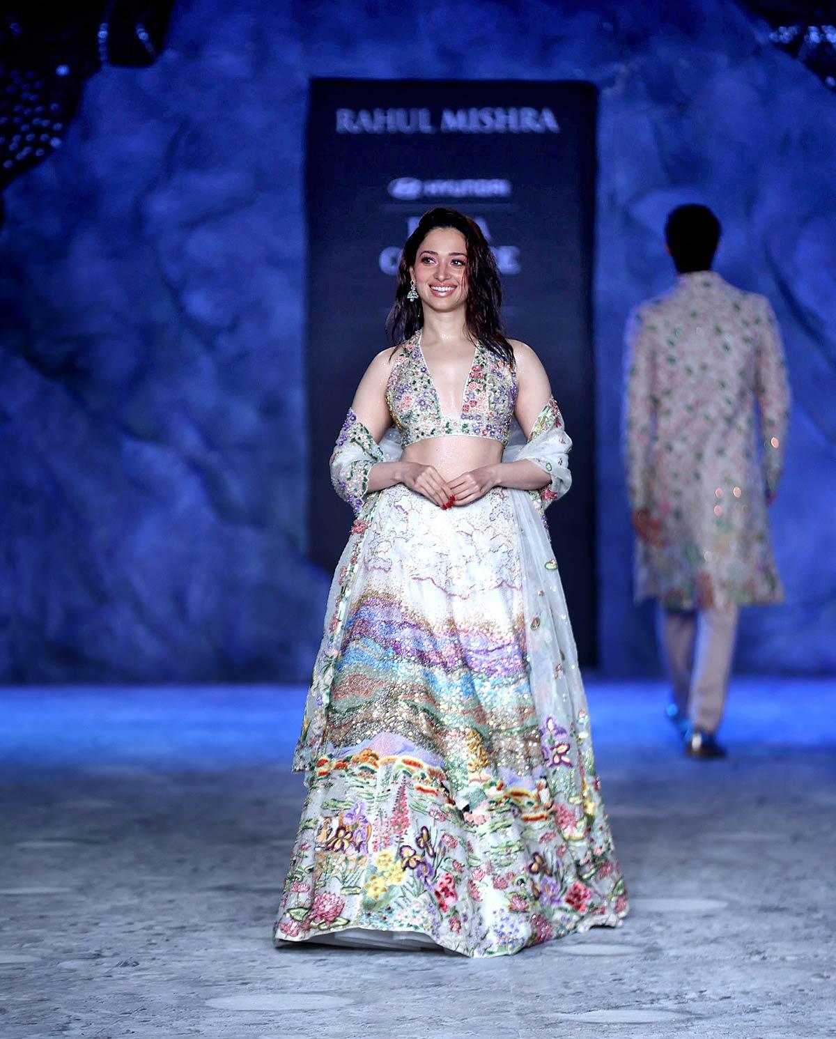 Tamannaah for Rahul Misra at India Couture Week 2025
