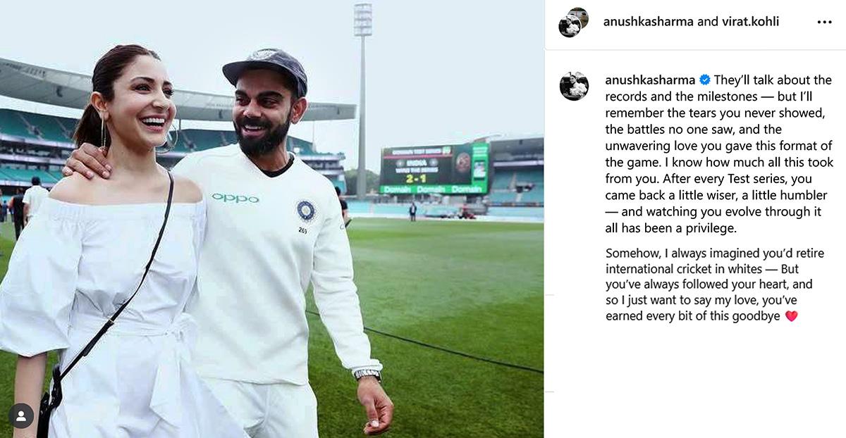 Anushka Sharma and Virat Kohli