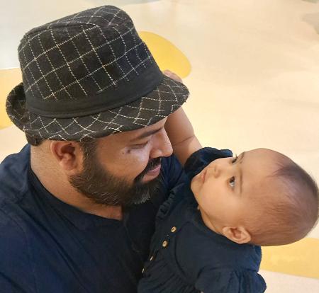 Pankaj Jeswani with daughter Aashita