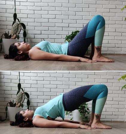 Setu Bandhasana aka Bridge Pose