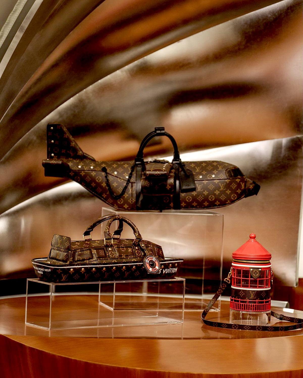 The Louis Vuitton store in Shanghai