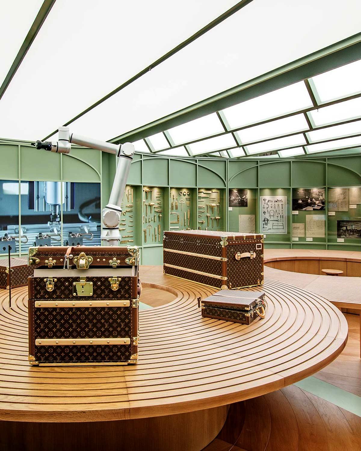 The Louis Vuitton store in Shanghai