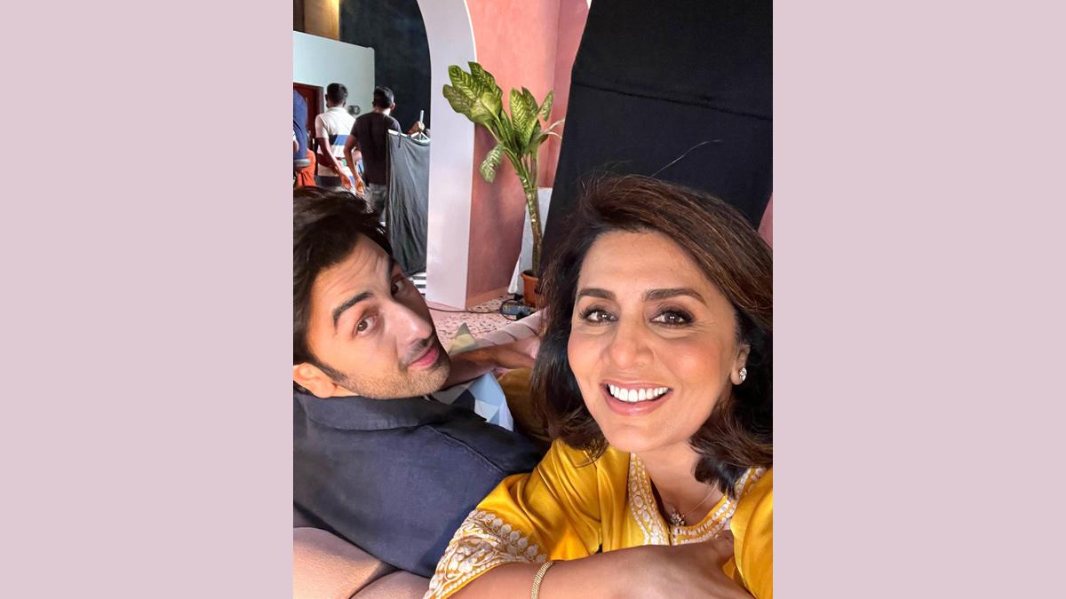 Neetu and Ranbir Kapoor 