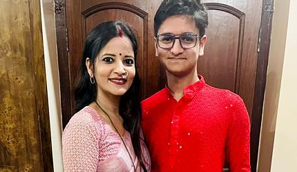aayan with his mother puja agarwalla