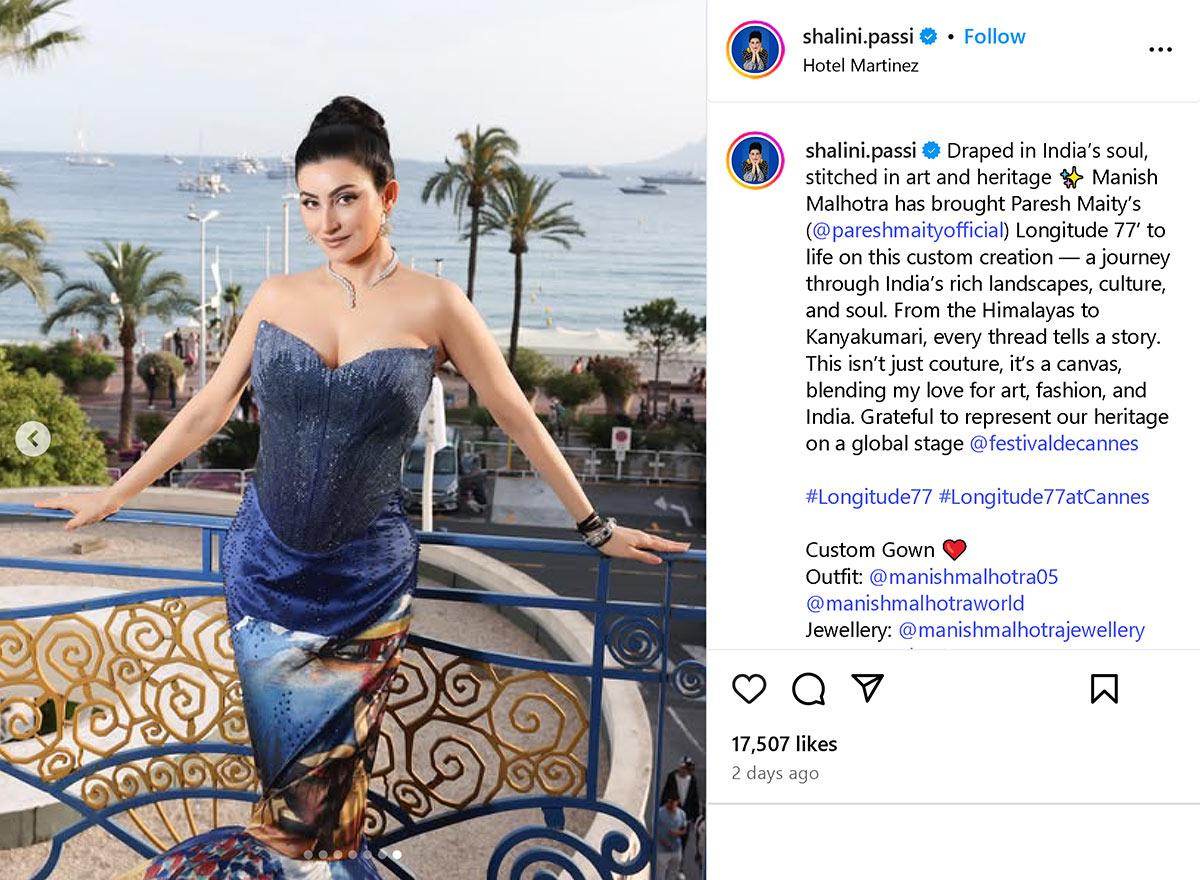 Shalini Passi at Cannes