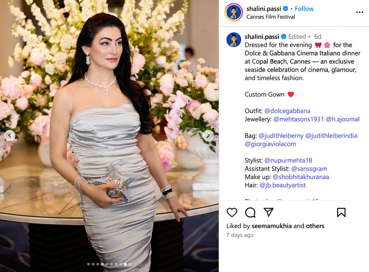 Shalini Passi in Dolce & Gabbana