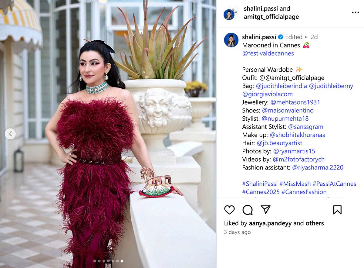 Shalini Passi in coquette-core