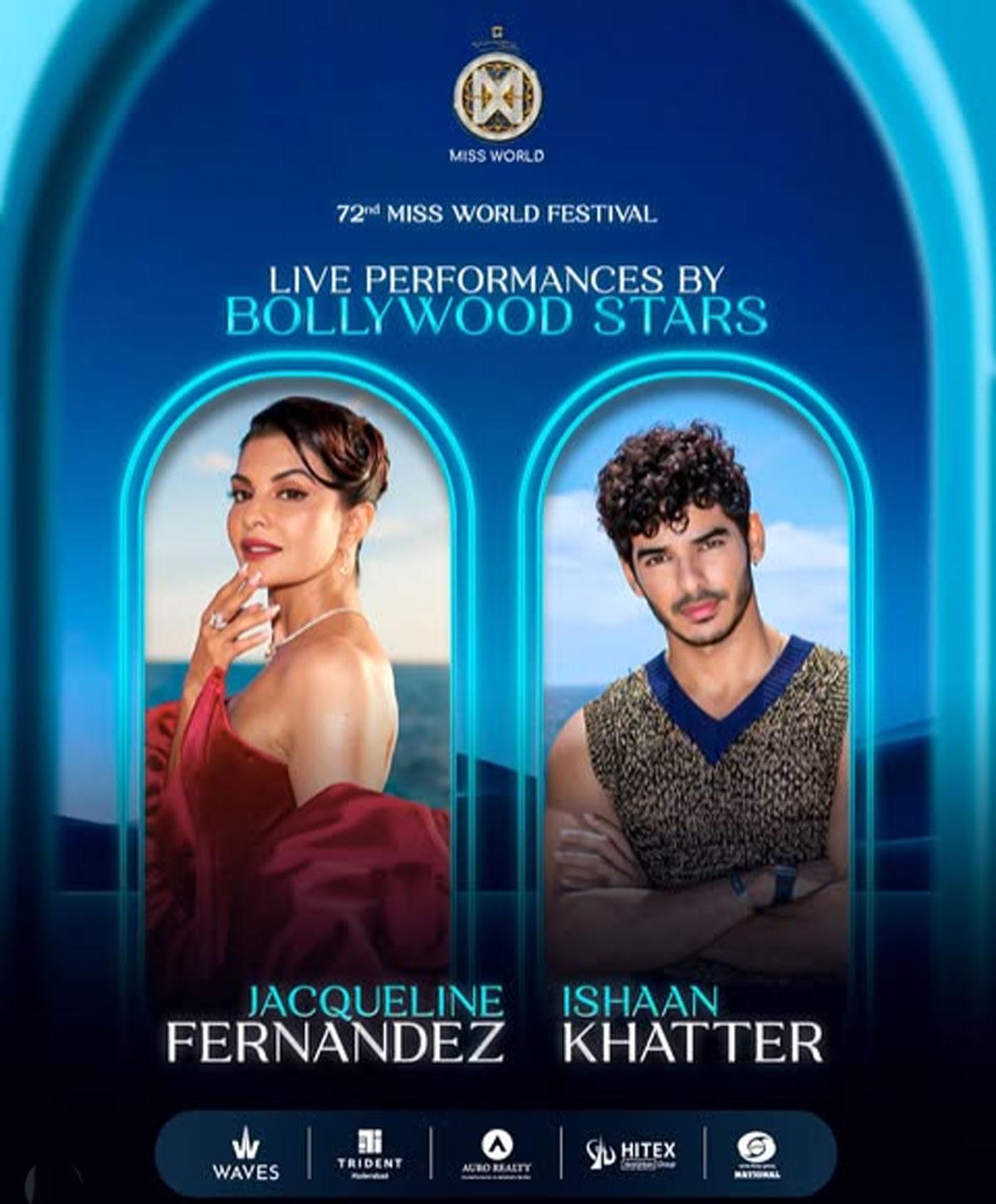Jacqueliene Fernandez and Ishaan Khatter
