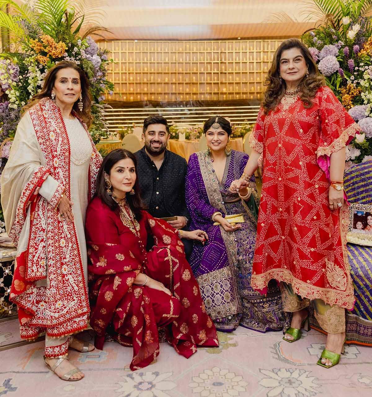 Anshula Kapoor's engagement