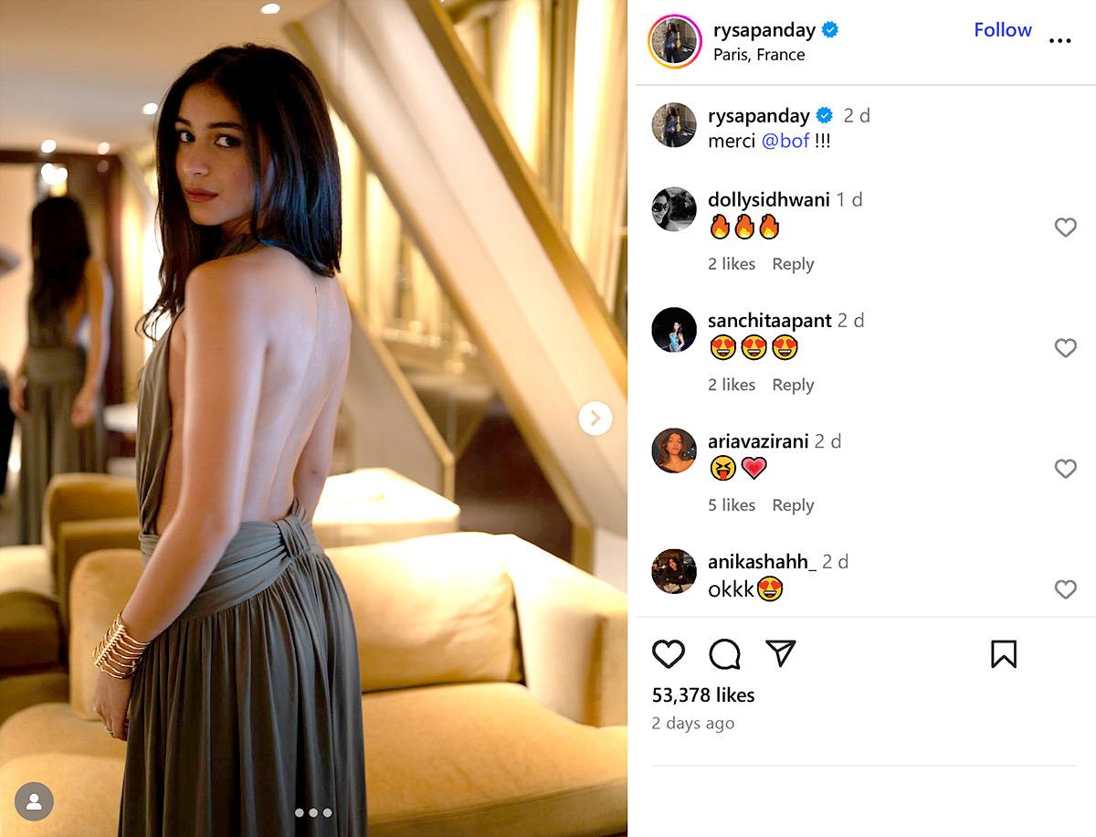 Rysa Panday at Paris