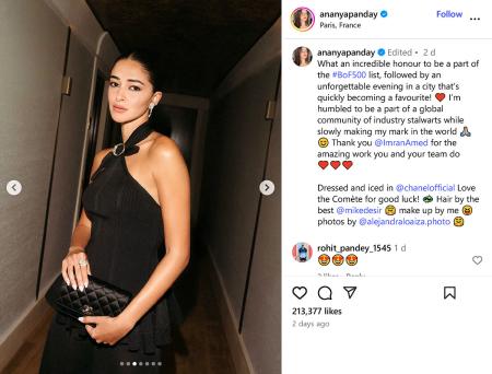 Ananya Panday at Paris