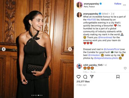 Ananya Panday at Paris