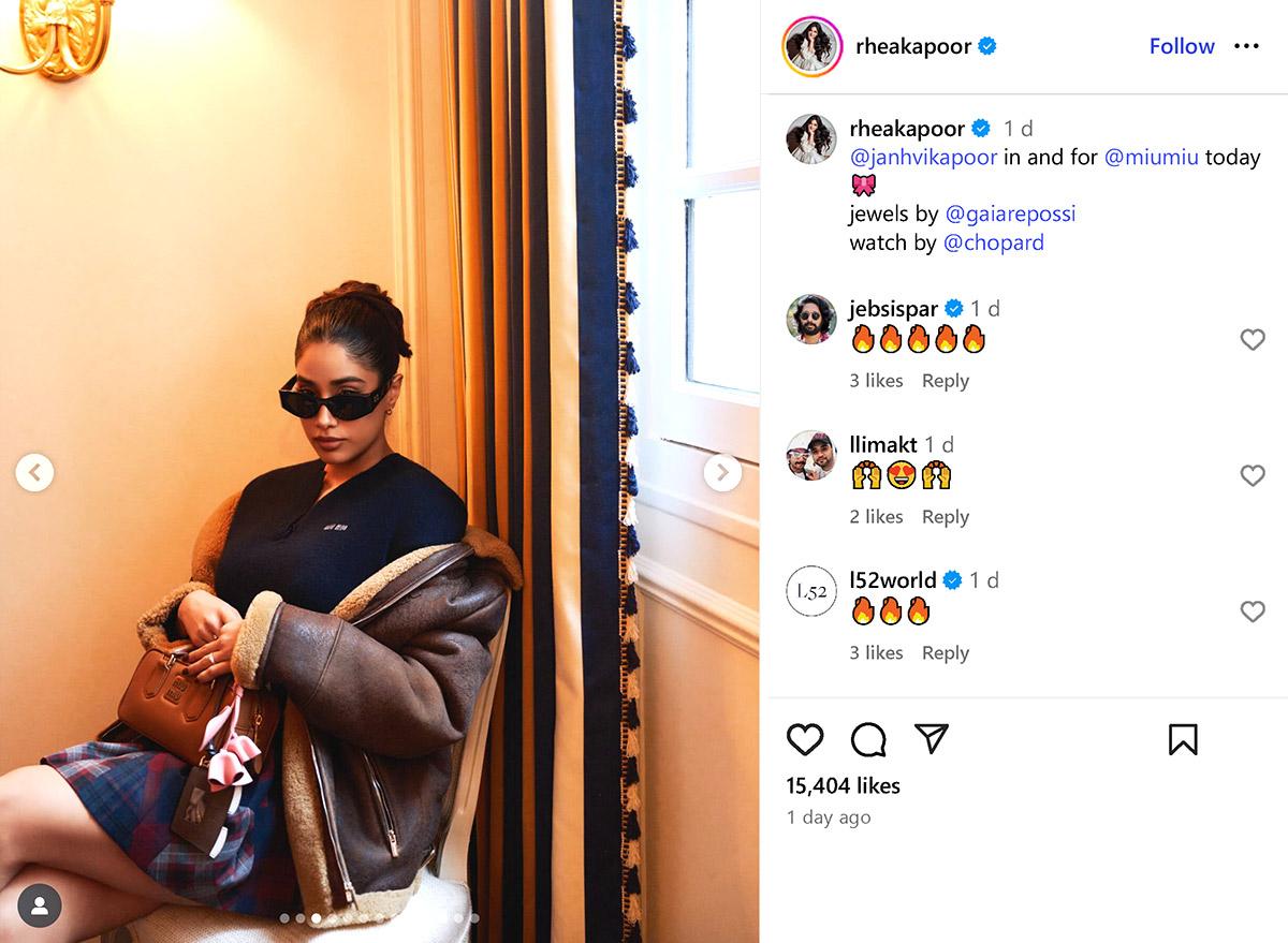 Janhvi Kapoor at Paris