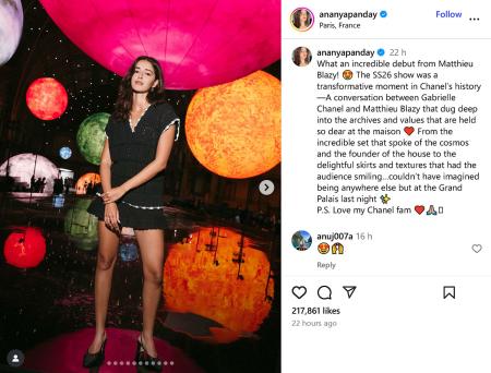 Ananya Panday at Paris