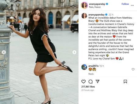 Ananya Panday at Paris