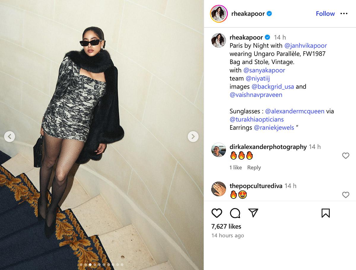 Janhvi Kapoor at Paris