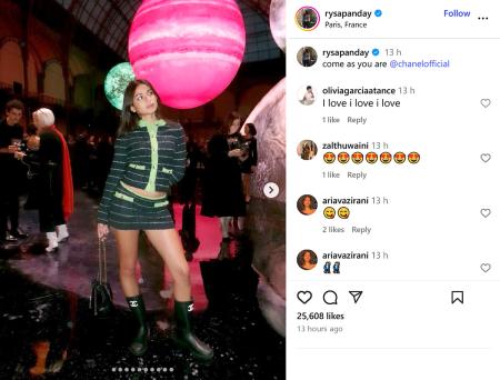 Rysa Panday at Paris