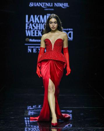 Shantnu and Nikhil presented Velora collection at the FDCI x Lakme Fashion Week 2025