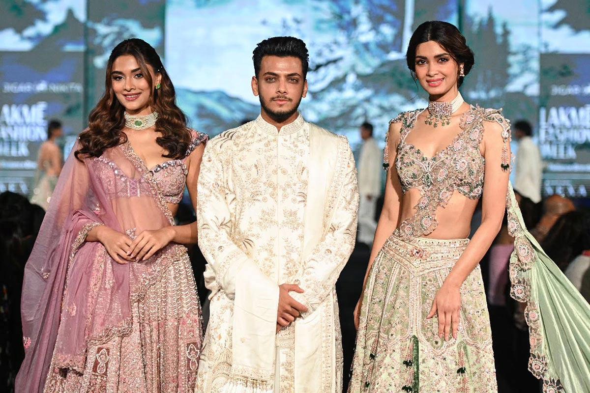 Diana, Vishal, Saiee LFW