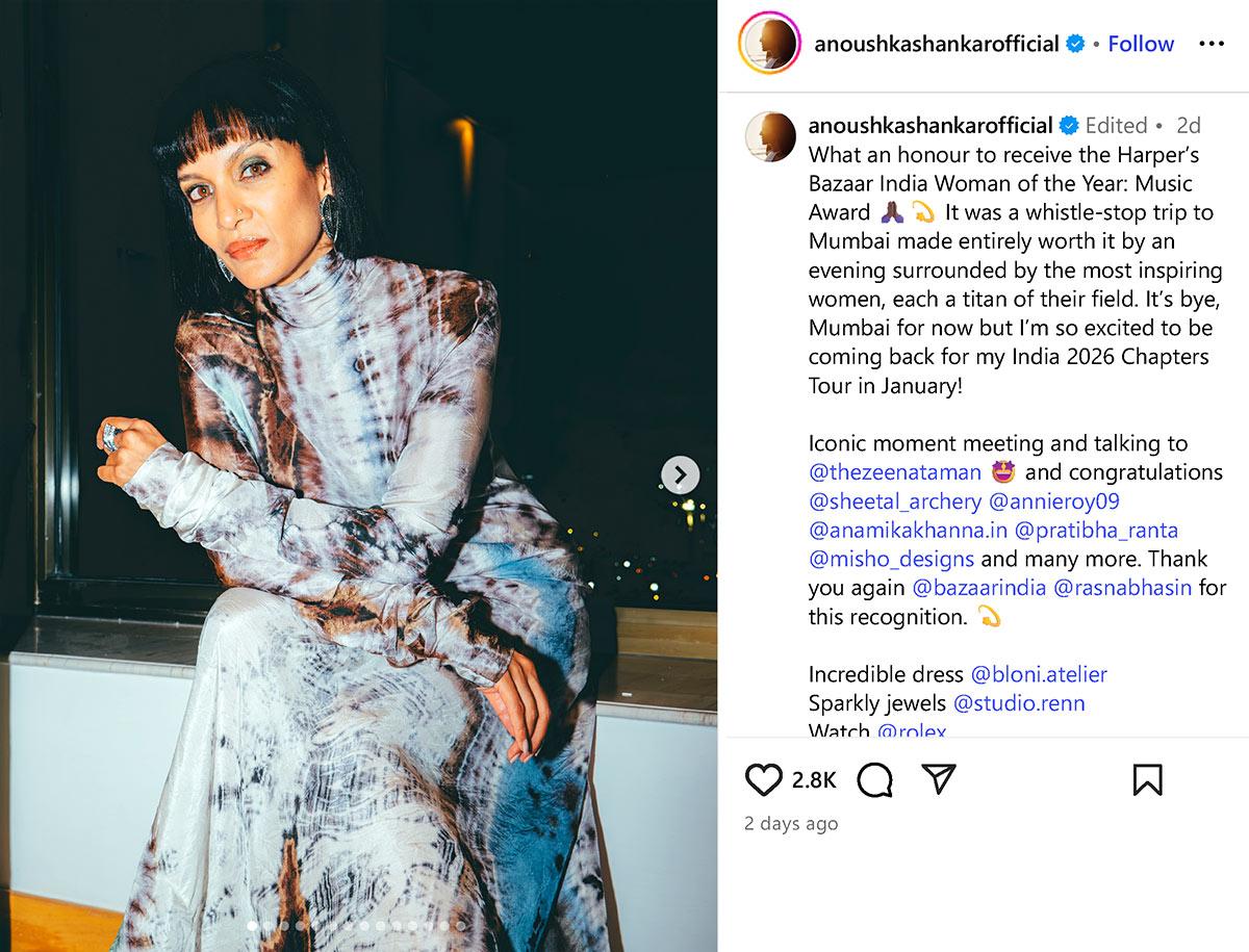 Anoushka Shankar Bazaar India