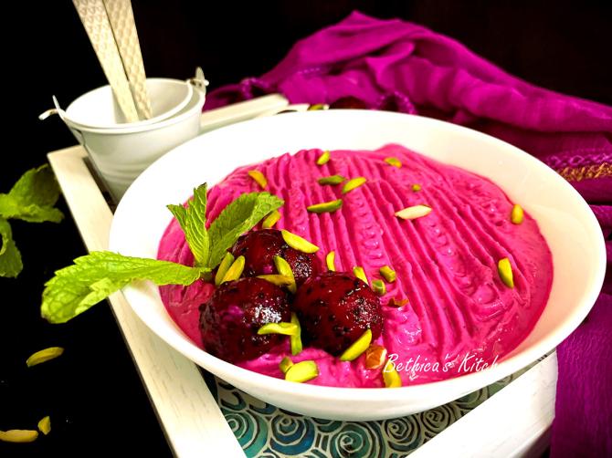 Dragon Fruit Shrikhand Dragon Fruit Shrikhand