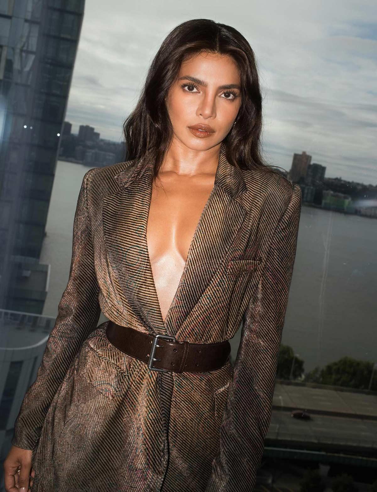Priyanka Chopra and guests at Ralph Lauren show in New York