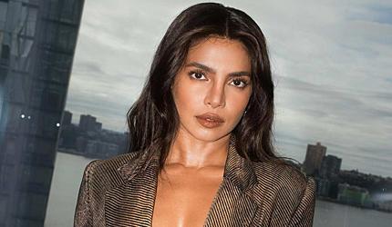 priyanka chopra at ralph lauren show in new york