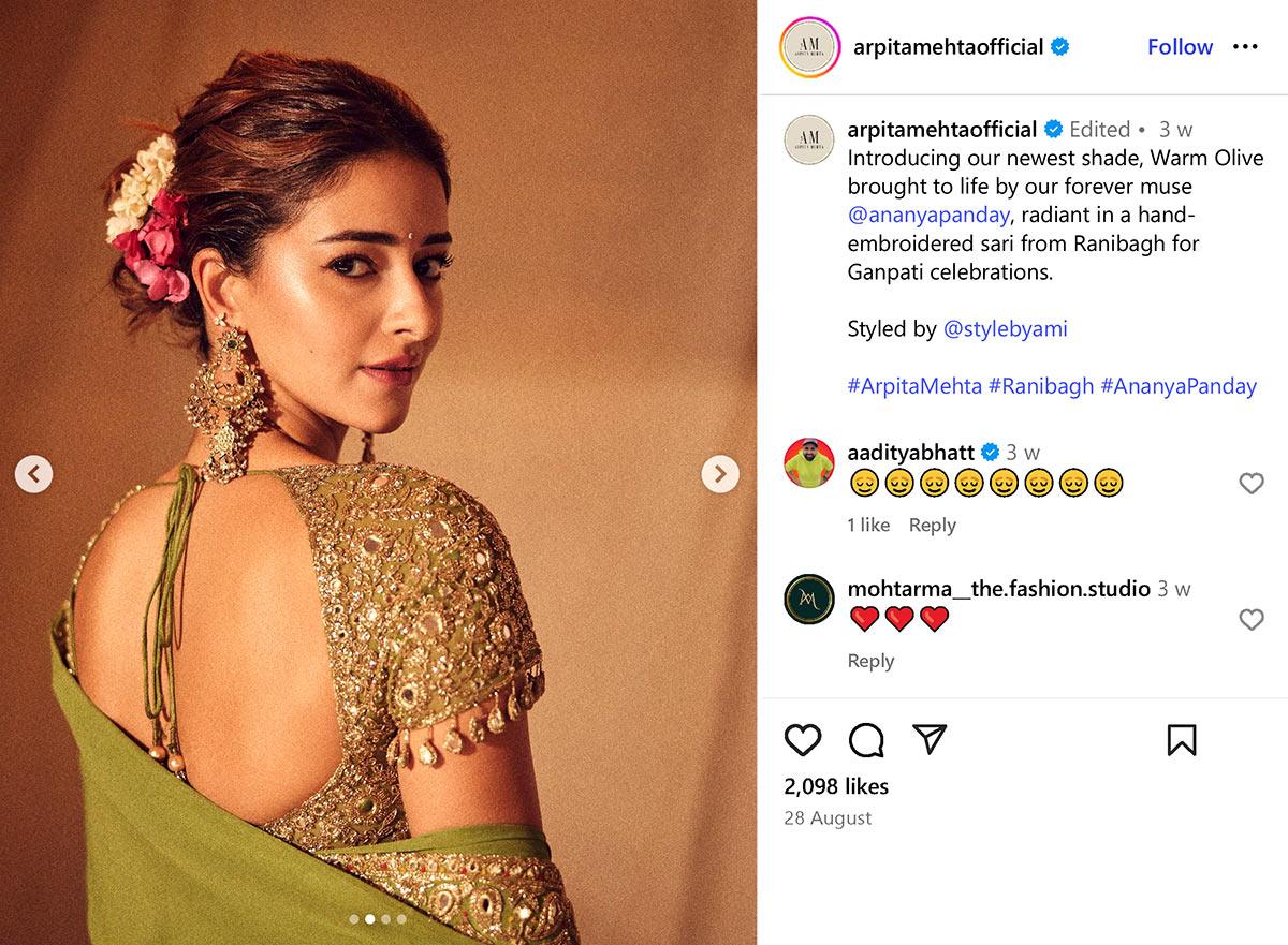 Navratri 2025 day five green colour 