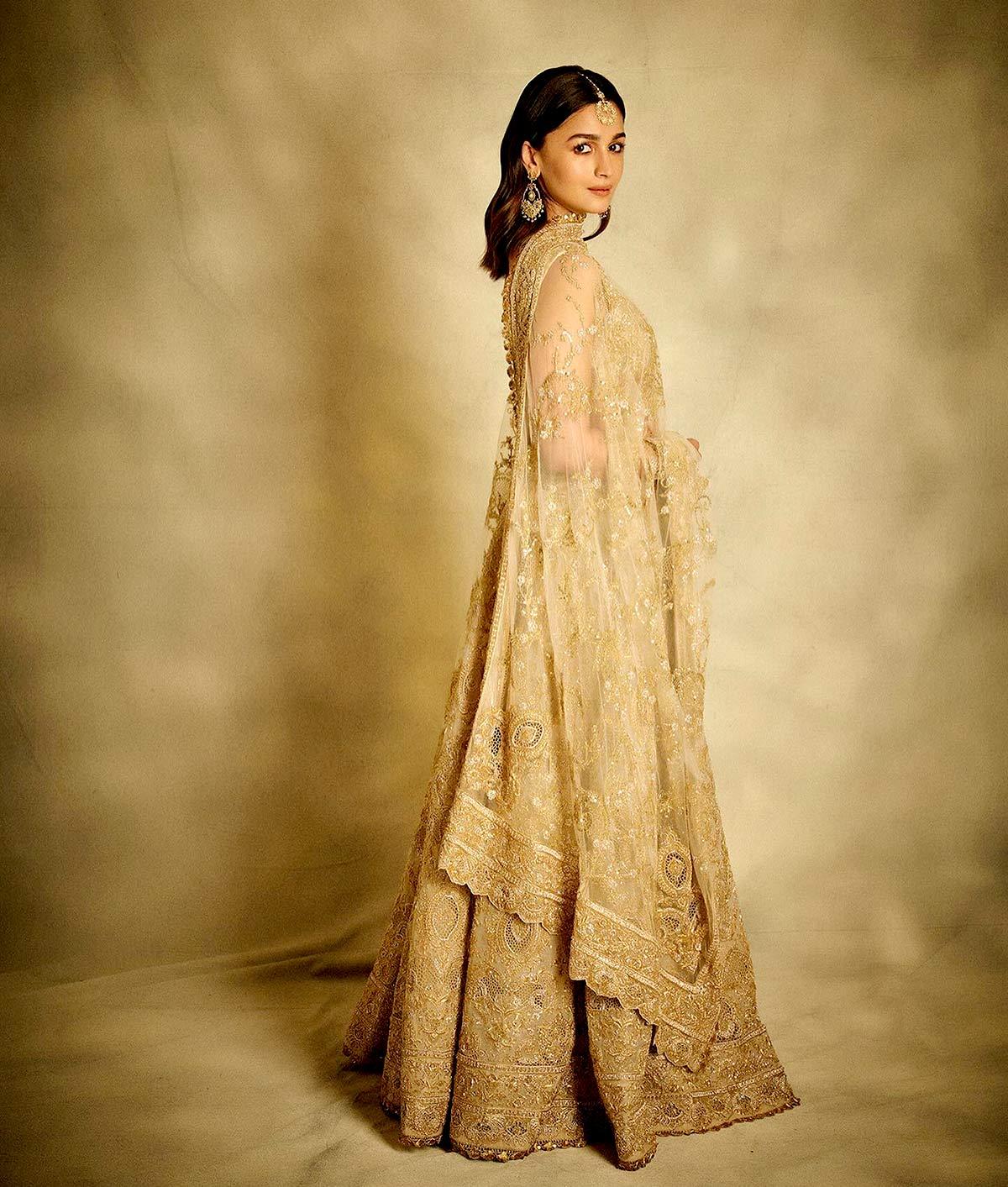 Alia Bhatt in Gold