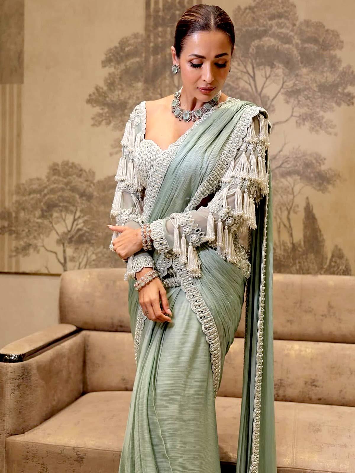 Navratri day 6, grey colour outfit ideas