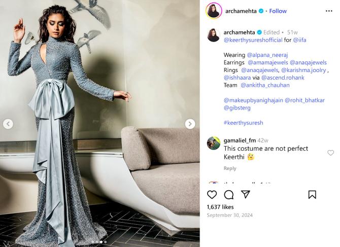 Navratri day 6, grey colour outfit ideas