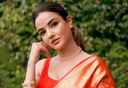 navratri day 7, orange outfit