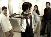Sachin, Kareena and Fardeen in the new Pepsi ad.
