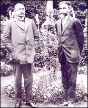 Sir Ratan Tata with Gopal Krishna Gokhale. Photo: Tata Central Archives