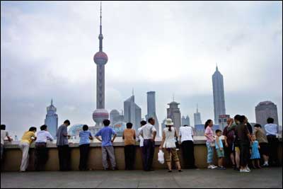 The Shanghai skyline. Photo: AFP/Getty Images.