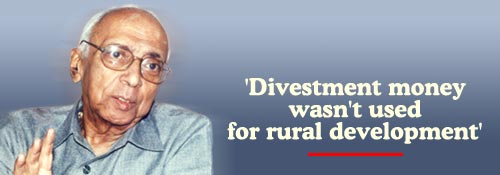 G V Ramakrishna, former Chairman, Divestment Commission. Photo: Sreeram Selvaraj